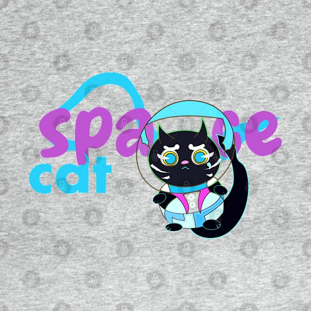 space cats the cool black kitten by ZOOLAB